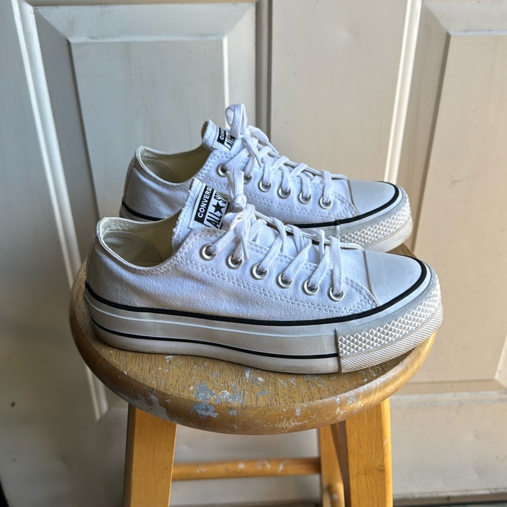 Converse White Low-Top Sneakers